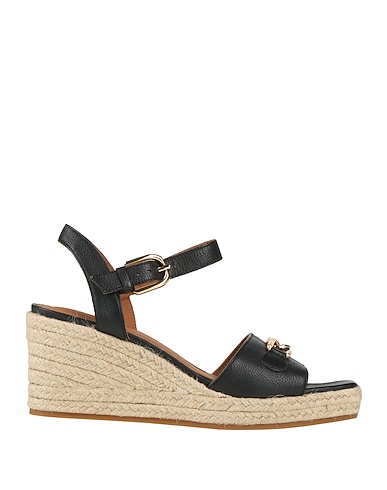 GEOX Espadrillas Nero Pelle