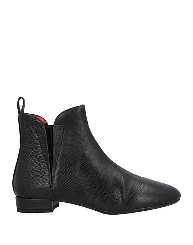 PAS DE ROUGE Ankle boot Black Leather