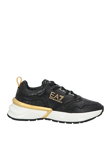 EA7 Sneakers Black Leather