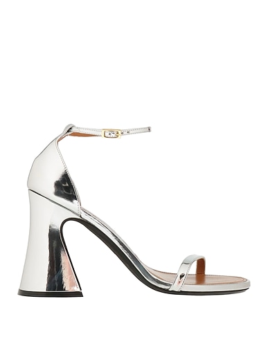 MARNI Sandals Silver Leather