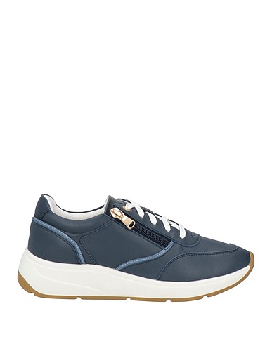 GEOX Sneakers Navy blue Leather