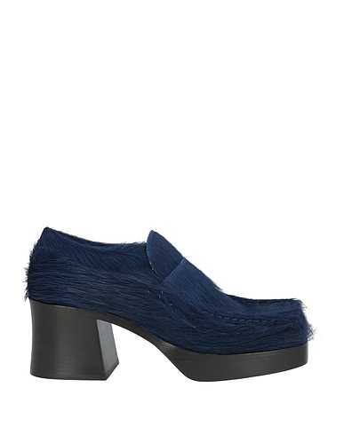 MARNI Loafers Navy Leather