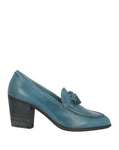 PANTANETTI Loafers Slate blue Leather