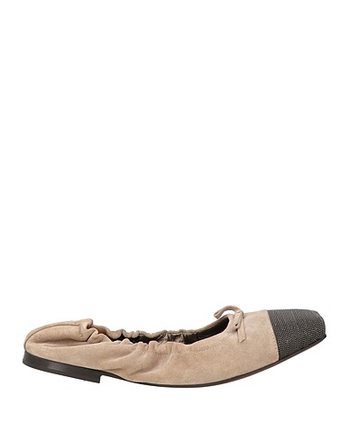 BRUNELLO CUCINELLI Ballet flats Beige 100% Leather