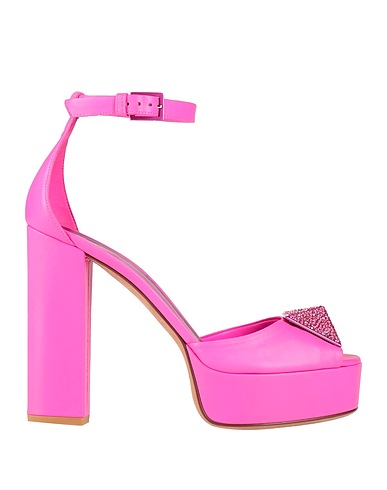 VALENTINO GARAVANI Sandalen Fuchsia Leder