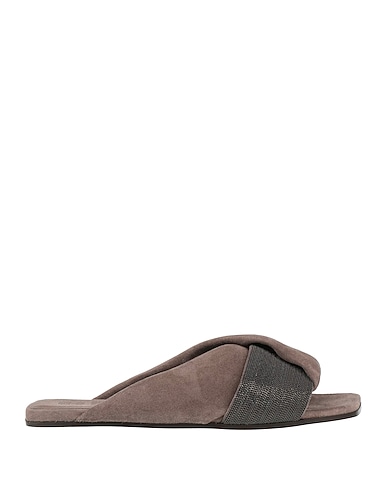 BRUNELLO CUCINELLI Sandals Lead 100% Leather