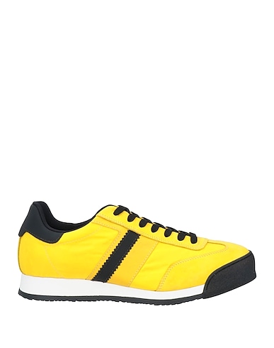 PACIOTTI 4US Sneakers Jaune Cuir, Fibres textiles