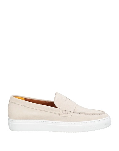 DOUCAL'S Loafers Light grey Leather