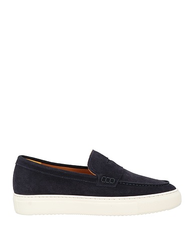 DOUCAL'S Loafers Navy blue Leather