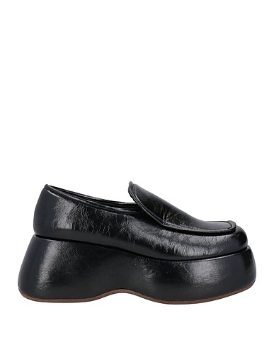 THEMOIRÈ Mocassins Noir Fibres textiles