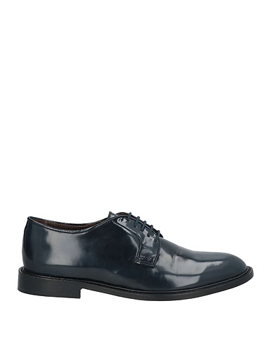 CIRO LENDINI Laced shoes Midnight blue Leather