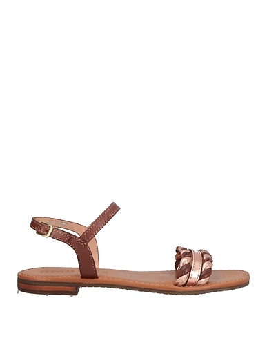 GEOX Sandalia Marrón Cuero
