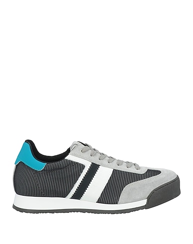 PACIOTTI 4US Sneakers Grey Leather, Textile fibres