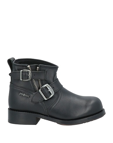 NEW ROCK Ankle boot Black Leather