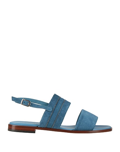 DOUCAL'S Sandals Slate blue Leather
