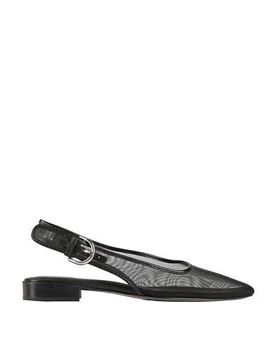 RAG & BONE Footwear Black Leather, Textile fibers