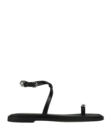 RAG & BONE Flip flops Black Leather