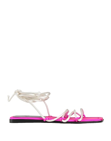PACIOTTI Sandali Bianco Fibre tessili