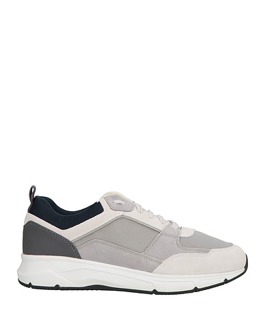 GEOX Sneakers Light grey Leather
