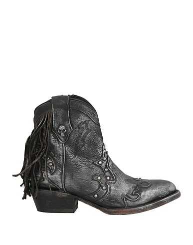 NEW ROCK Ankle boot Charcoal Leather