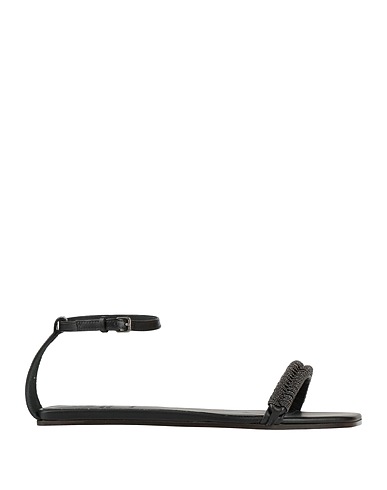 BRUNELLO CUCINELLI Sandals Black Leather