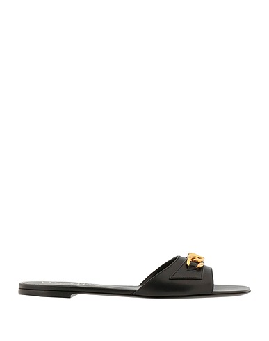 VALENTINO GARAVANI Sandales Noir Cuir