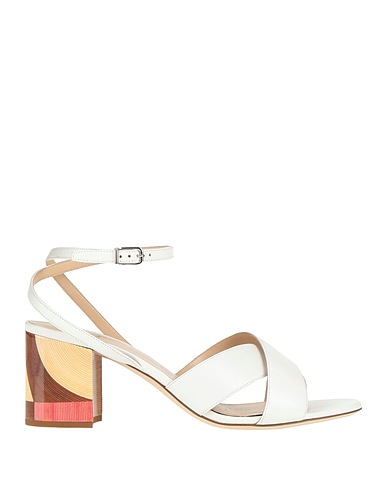 D·MILANO Sandals Cream Leather