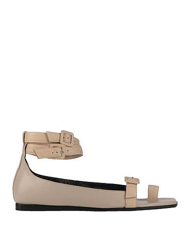 PACIOTTI Flip flops Cream Leather
