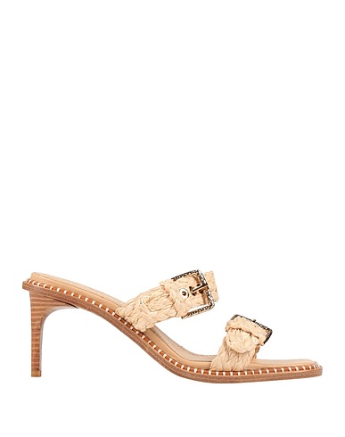 ULLA JOHNSON Sandals Beige Natural raffia
