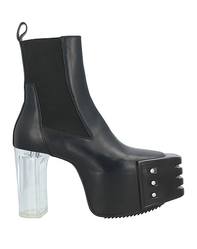 RICK OWENS Stiefelette Schwarz Leder