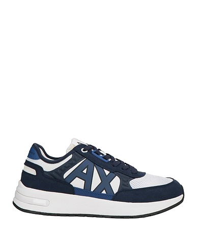 ARMANI EXCHANGE Sneakers Navy 100% Polyester, Polyurethane