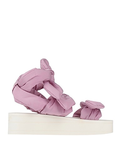 VALENTINO GARAVANI Sandali Lilla Fibre tessili