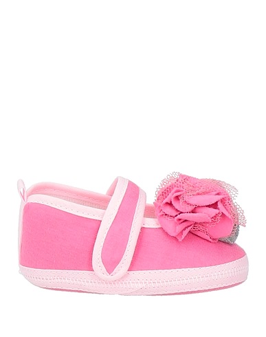 ALETTA Schuhe für Neugeborene Fuchsia Gewebefasern