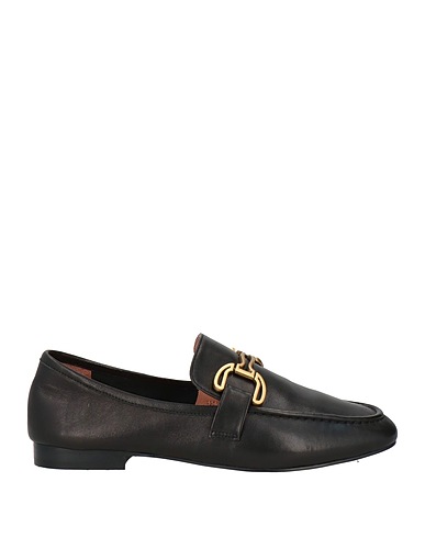 AQUARELLE Loafers Black Leather