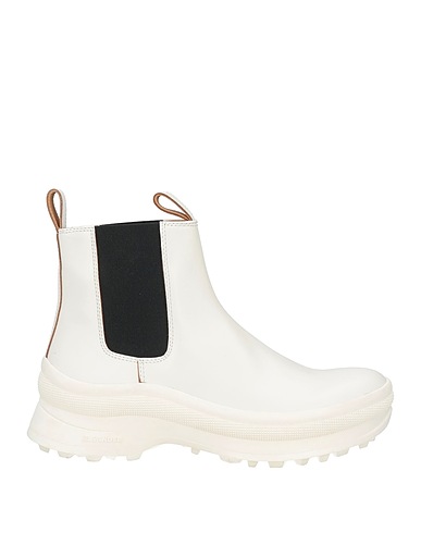 JIL SANDER Stivaletti Panna Pelle