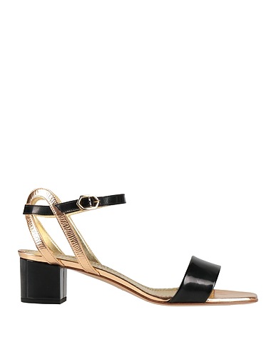 ANTONIO BARBATO Sandals Black Leather