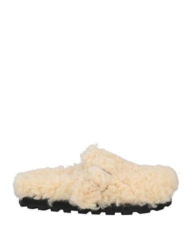JIL SANDER Mules and clogs Ivory Leather
