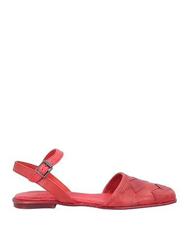 HUNDRED 100 Ballet flats Brick red Leather