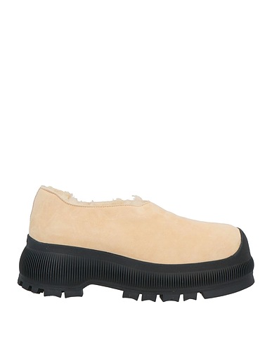 JIL SANDER Loafers Beige Leather