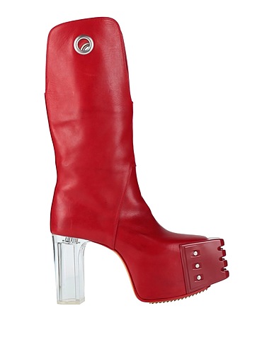 RICK OWENS Ankle boot Red Leather