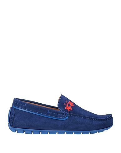 LA MARTINA Loafers Blue Leather