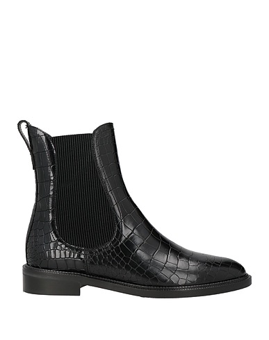 PERTINI Ankle boot Black Leather