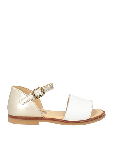 DOUUOD Sandals Cream Leather