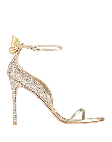 SOPHIA WEBSTER Sandals Gold Leather