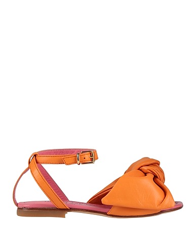 MIMISOL Sandali Arancione Pelle