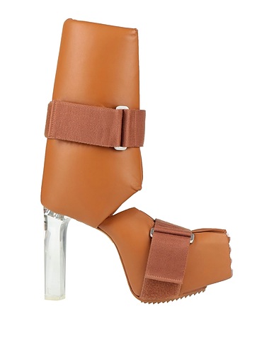 RICK OWENS Stiefel Braun Leder