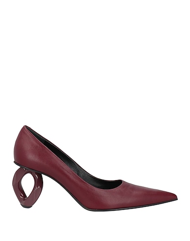 JW ANDERSON Court Burgundy Lambskin