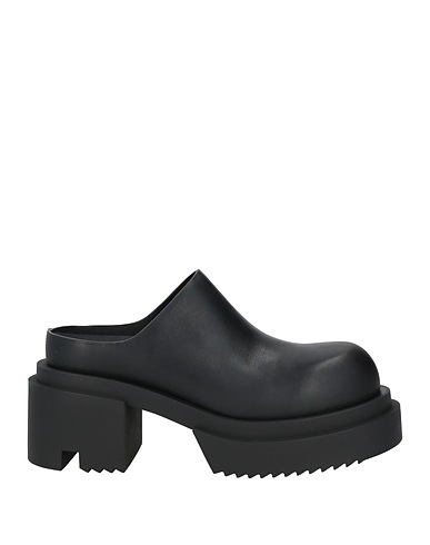 RICK OWENS Mules and clogs Black Leather