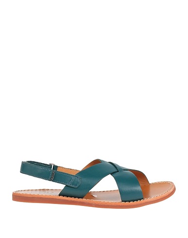 POM D'API Sandals Deep teal Leather