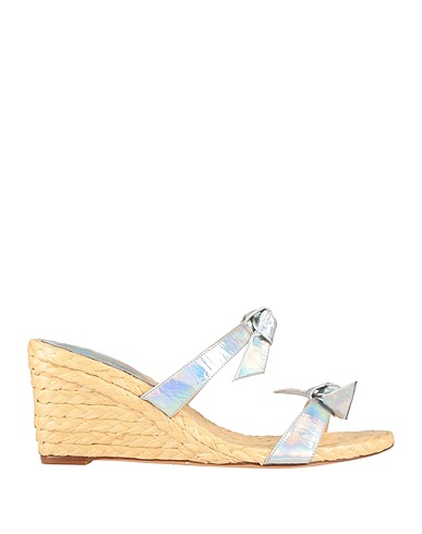 ALEXANDRE BIRMAN Espadrilles Silver Leather